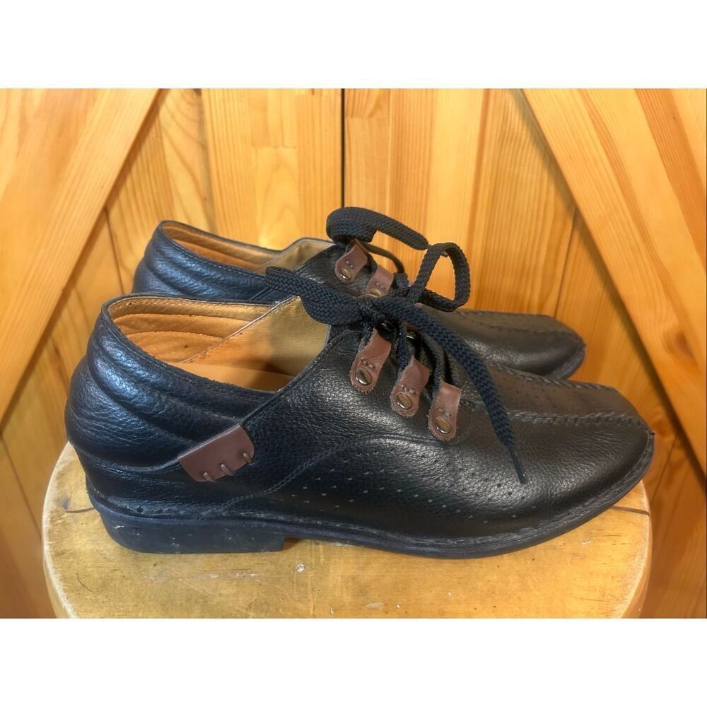 TOTO 2” Men's Heightening Elevator Shoes Black Leather Size 8